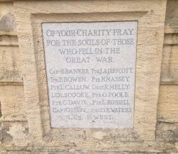 2. WW1 Inscription  Names